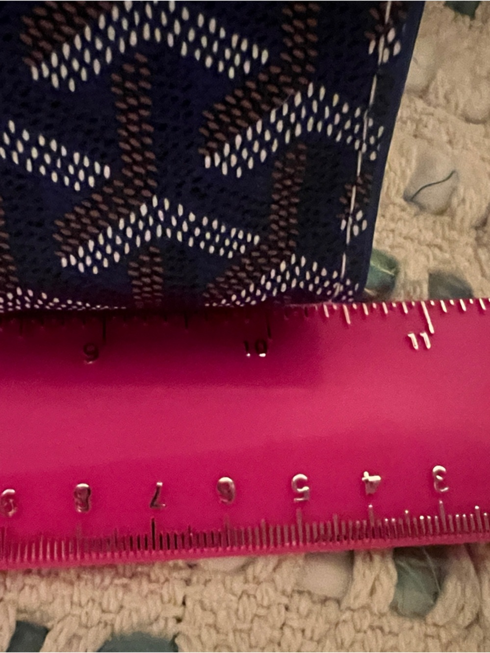 INSPIRED Blue Patterned Crossbody Set with Wristlet - Picture 6 of 10